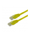 Patchcord RJ45, osłonka zalewana, kat. 5e UTP, 10 m, żółty - nr 2