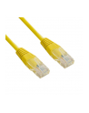 Patchcord RJ45, osłonka zalewana, kat. 5e UTP, 10 m, żółty - nr 6