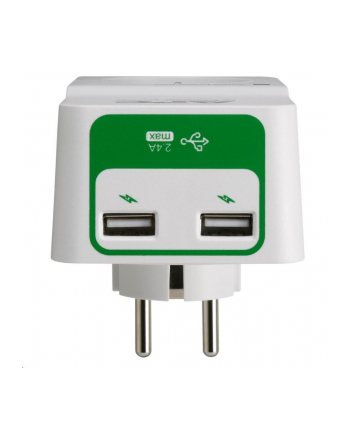 apc by schneider electric APC Essential SurgeArrest 1 Outlet 230V, 2 Port USB Charger, France