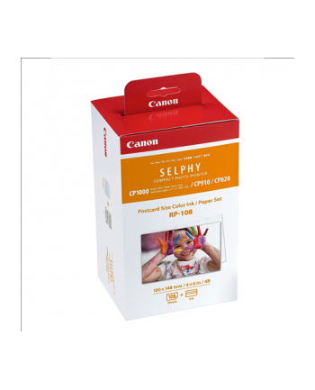 Papier Canon RP108 ink/paper set | 100x148mm | 108 szt. | CP820/910/1200/1000