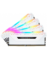 Corsair Vengeance RGB PRO 32GB (4 x 8GB) DDR4 3600MHz XMP 2.0 White - nr 14