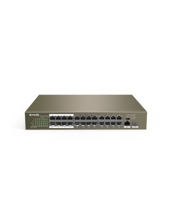 Tenda TEF1126P-24-250W 24 X 10/100Mbps PoE + 1 Gigabit/SFP, max. 225W