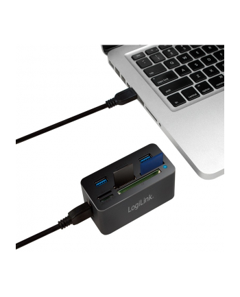 LOGILINK - Hub USB 3.0 z czytnikiem kart All-in-One