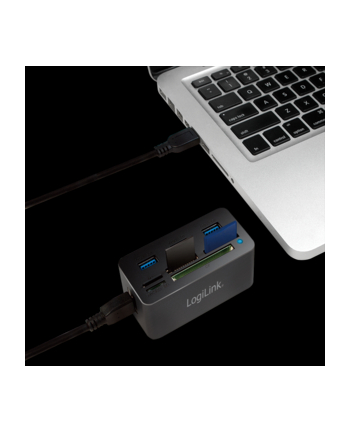 LOGILINK - Hub USB 3.0 z czytnikiem kart All-in-One