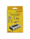Delock 2 portowy ręczny dwukierunkowy przełącznik RJ45 10/100/1000 Mbps - nr 17