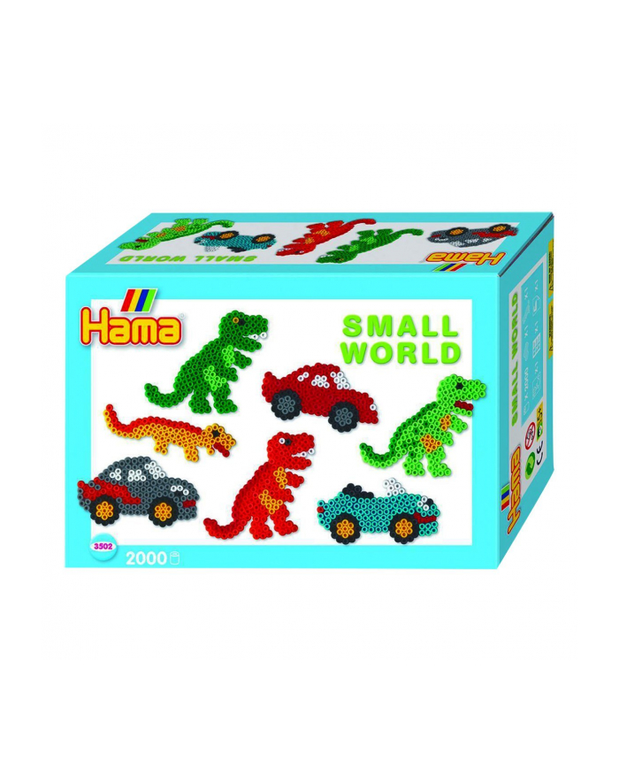 hama bügelperlen Hama 10.3502 Dinosaur and car Craft - Multi-Colour główny