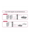 Delock 2 portowy ręczny dwukierunkowy przełącznik RJ45 10/100/1000 Mbps - nr 31