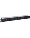 intellinet network solutions Intellinet Listwa zasilająca rack 19'' 1U  110V - 250V/10A 8 gniazd C13 kabel 2m - nr 16