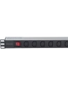 intellinet network solutions Intellinet Listwa zasilająca rack 19'' 1U  110V - 250V/10A 8 gniazd C13 kabel 2m - nr 22