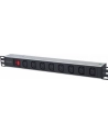 intellinet network solutions Intellinet Listwa zasilająca rack 19'' 1U  110V - 250V/10A 8 gniazd C13 kabel 2m - nr 24