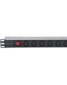 intellinet network solutions Intellinet Listwa zasilająca rack 19'' 1U  110V - 250V/10A 8 gniazd C13 kabel 2m - nr 28