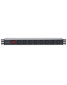 intellinet network solutions Intellinet Listwa zasilająca rack 19'' 1U  110V - 250V/10A 8 gniazd C13 kabel 2m - nr 29