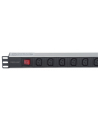 intellinet network solutions Intellinet Listwa zasilająca rack 19'' 1U  110V - 250V/10A 8 gniazd C13 kabel 2m - nr 31