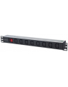 intellinet network solutions Intellinet Listwa zasilająca rack 19'' 1U  110V - 250V/10A 8 gniazd C13 kabel 2m - nr 32