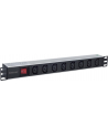 intellinet network solutions Intellinet Listwa zasilająca rack 19'' 1U  110V - 250V/10A 8 gniazd C13 kabel 2m - nr 37
