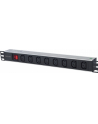 intellinet network solutions Intellinet Listwa zasilająca rack 19'' 1U  110V - 250V/10A 8 gniazd C13 kabel 2m - nr 41