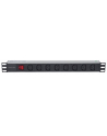 intellinet network solutions Intellinet Listwa zasilająca rack 19'' 1U  110V - 250V/10A 8 gniazd C13 kabel 2m - nr 4