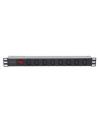 intellinet network solutions Intellinet Listwa zasilająca rack 19'' 1U  110V - 250V/10A 8 gniazd C13 kabel 2m - nr 8