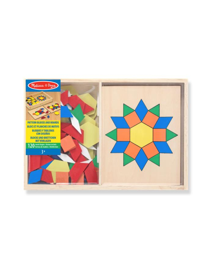 melissa & doug MELISSA Drewniana układanka geometryczna 10029 główny