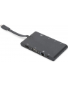 digitus Stacja dokująca podróżna USB Typ C, 9 portów, funkcja Dual Monitor - nr 43