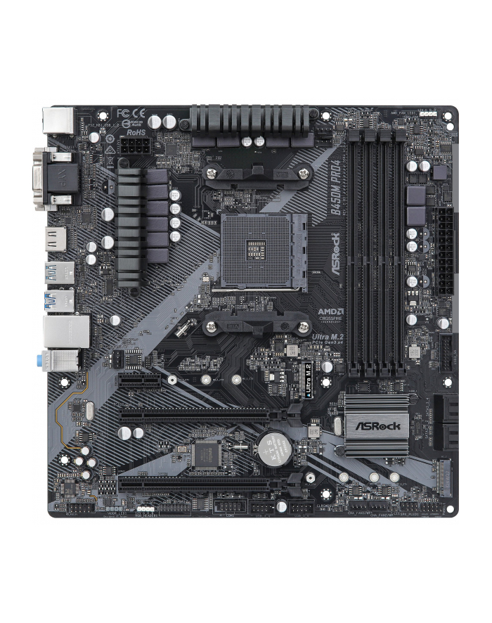 asrock Płyta główna B450M PRO4 am4 główny