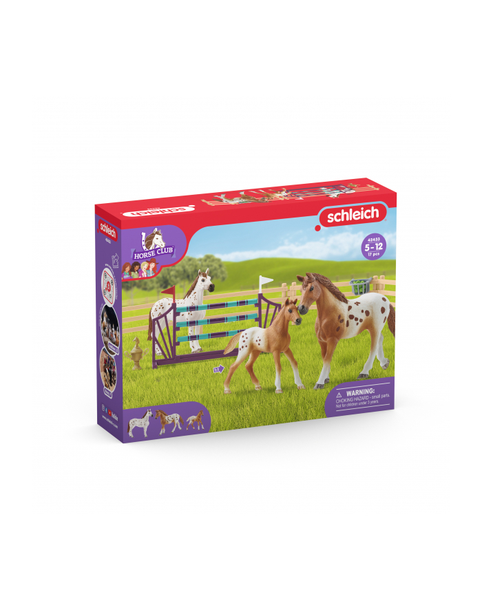 schleich SLH 42433 Zestaw treningowy koń Appaloosa główny