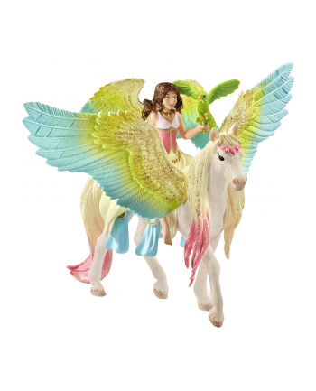 schleich SLH 70566 Wróżka Surah z migoczącym pegazem nr 1