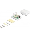 Delock gniazdo natynkowe podwójne 1x RJ45 kat. 6; LSA - nr 28