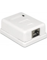 Delock gniazdo natynkowe podwójne 1x RJ45 kat. 6; LSA - nr 33