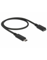 Delock przedłużacz USB Typ-C AM-AF;  0,2m, czarny - nr 6