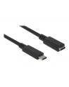 Delock przedłużacz USB Typ-C AM-AF;  1,0m, czarny - nr 10