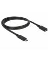 Delock przedłużacz USB Typ-C AM-AF;  1,0m, czarny - nr 20
