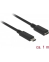 Delock przedłużacz USB Typ-C AM-AF;  1,0m, czarny - nr 25