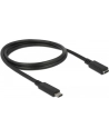 Delock przedłużacz USB Typ-C AM-AF;  1,0m, czarny - nr 28