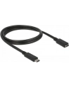 Delock przedłużacz USB Typ-C AM-AF;  1,0m, czarny - nr 29