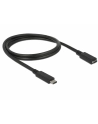 Delock przedłużacz USB Typ-C AM-AF;  1,0m, czarny - nr 9