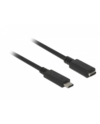 Delock przedłużacz USB Typ-C AM-AF;  2,0m, czarny