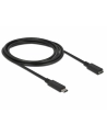 Delock przedłużacz USB Typ-C AM-AF;  2,0m, czarny - nr 6