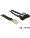 Delock PCI Express kabel zasilający 6-pinowe żeński > 2 x 8-pinowe męski 30 cm - nr 14