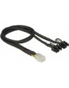 Delock PCI Express kabel zasilający 6-pinowe żeński > 2 x 8-pinowe męski 30 cm - nr 15