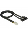 Delock PCI Express kabel zasilający 6-pinowe żeński > 2 x 8-pinowe męski 30 cm - nr 3