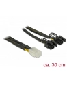 Delock PCI Express kabel zasilający 6-pinowe żeński > 2 x 8-pinowe męski 30 cm - nr 5