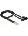 Delock PCI Express kabel zasilający 6-pinowe żeński > 2 x 8-pinowe męski 30 cm - nr 9