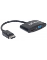 Manhattan Konwerter adapter DisplayPort DP na HDMI/VGA M/F pasywny czarny - nr 22