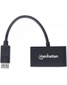 Manhattan Konwerter adapter DisplayPort DP na HDMI/VGA M/F pasywny czarny - nr 29