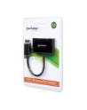 Manhattan Konwerter adapter DisplayPort DP na HDMI/VGA M/F pasywny czarny - nr 30