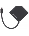 Manhattan Konwerter adapter Mini DisplayPort miniDP na HDMI/DVI/VGA M/F czarny - nr 12
