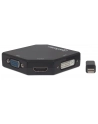 Manhattan Konwerter adapter Mini DisplayPort miniDP na HDMI/DVI/VGA M/F czarny - nr 15