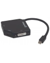 Manhattan Konwerter adapter Mini DisplayPort miniDP na HDMI/DVI/VGA M/F czarny - nr 16