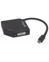 Manhattan Konwerter adapter Mini DisplayPort miniDP na HDMI/DVI/VGA M/F czarny - nr 18